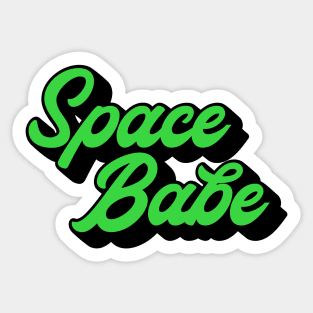 Space Babe Sticker